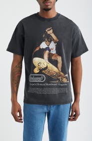 ID Supply Co Skateboard Magazine Graphic Cotton T-Shirt