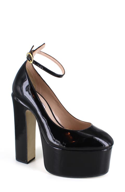 Nikole Ankle Strap Platform Pump (Women)