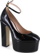ZIGI Nikole Ankle Strap Platform Pump