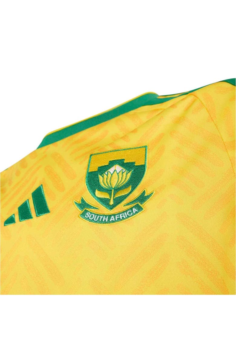 Youth adidas  Yellow South Africa National Team 2026 Home Replica Jersey, Alternate, color, Yellow