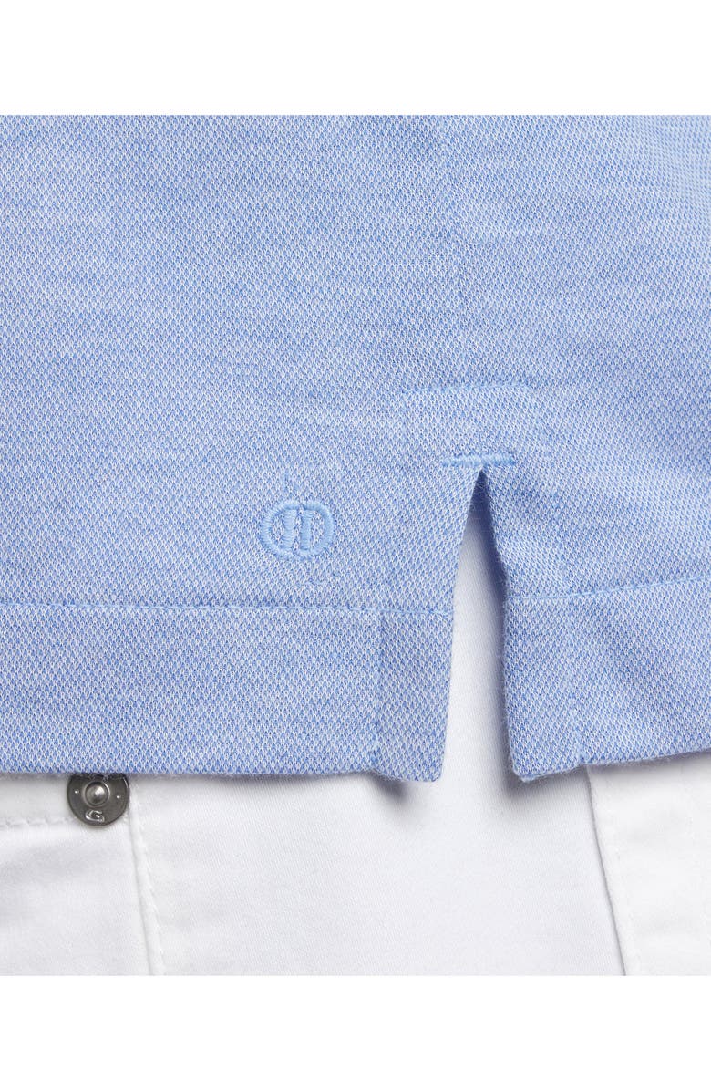 David Donahue Connery Cotton Polo, Alternate, color, Tidal Blue