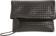 Bottega Veneta Intrecciato Leather Pouch Clutch