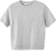 MANGO Short Sleeve Sweater