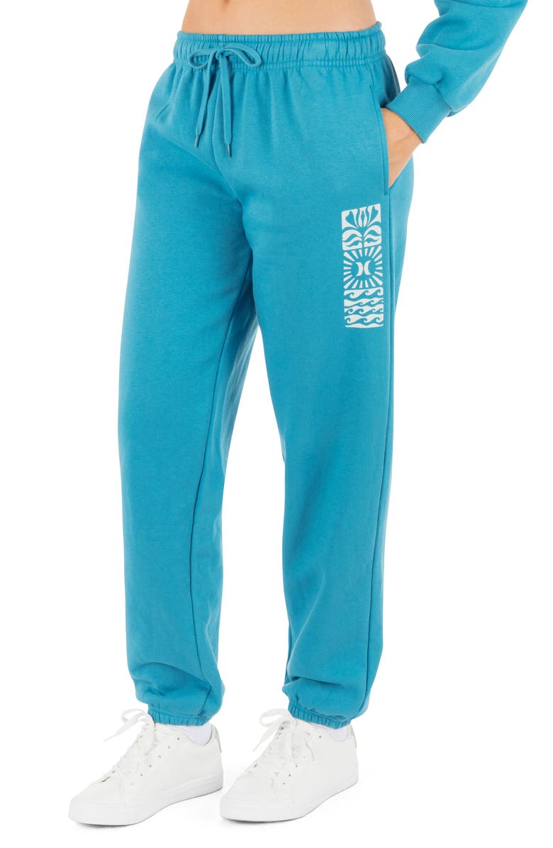 Hurley Surf Days Drawstring Sweatpants, Alternate, color, Blue Moon