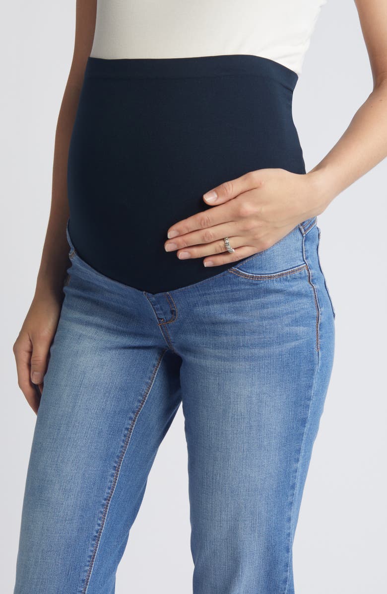 1822 Denim Straight Leg Maternity Jeans, Alternate, color, Miles