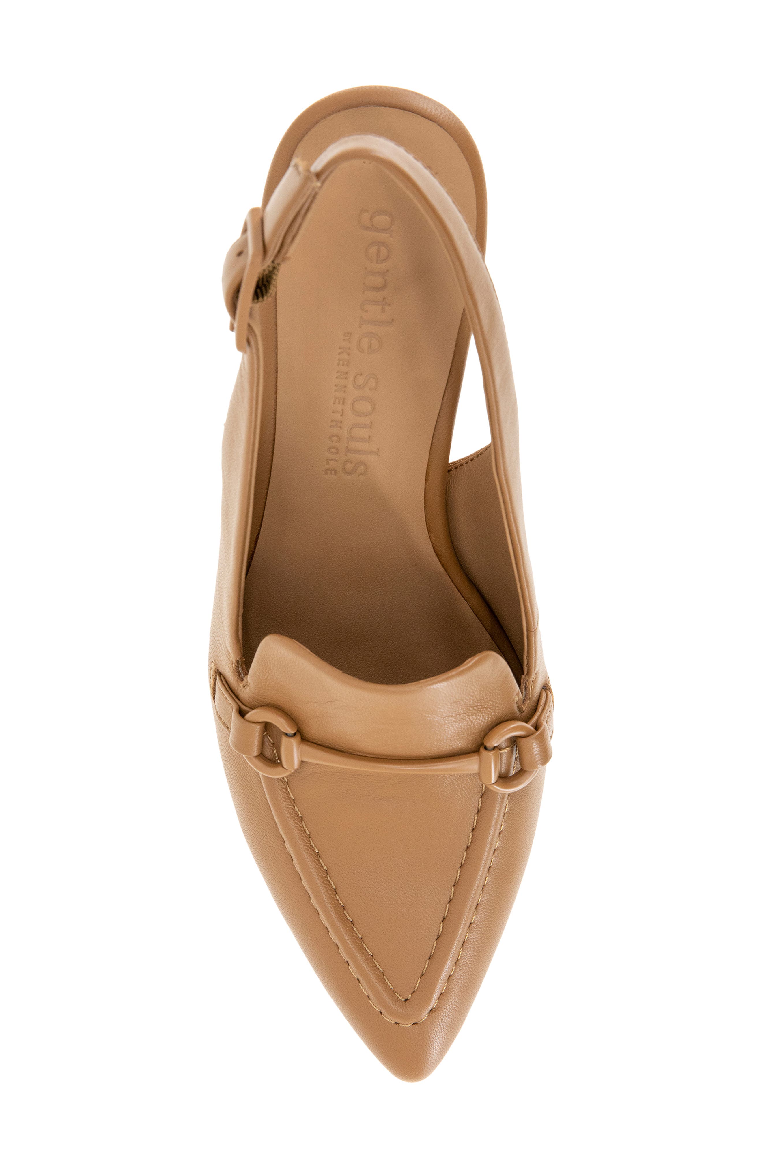 Dawson Slingback Pump, Alternate, color, CAMEL LEATHER