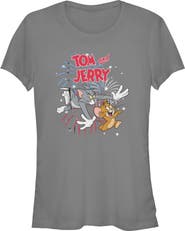 Tom and Jerry Junior's Fireworks Celebration Duo Short Sleeve Graphic T-Shirt