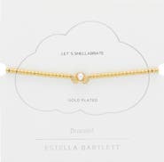Estella Bartlett Scallops & Faux Pearl Bracelet