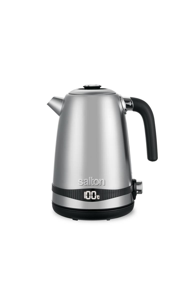 Salton Stainless Steel Digital Kettle - Variable Temperature, Main, color, Silver