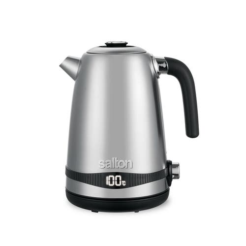 Salton Stainless Steel Digital Kettle - Variable Temperature in Silver  product