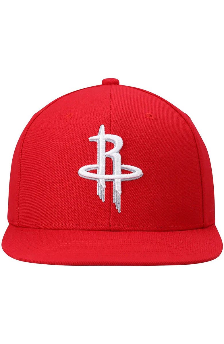 Mitchell & Ness Men's Mitchell & Ness Red Houston Rockets Ground 2.0 Snapback Hat, Alternate, color, Red