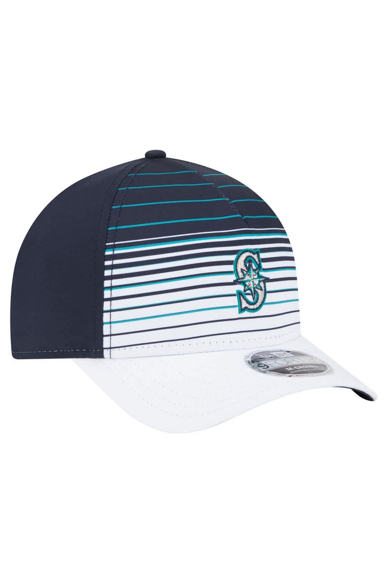 Men's New Era  Navy Seattle Mariners Gradient 9FORTY M-Crown Adjustable Hat, Alternate, color, Navy