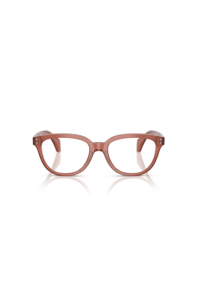 50mm Rectangle optical glasses, Alternate, color, Pink