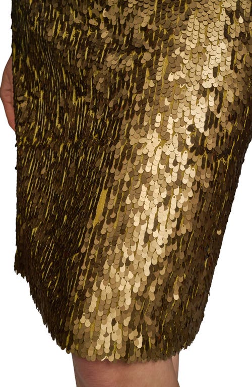 Donna Karan New York Sequin Pencil Skirt