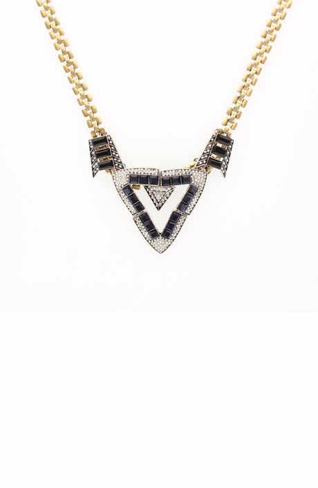 OLIVIA WELLES Gracie Crystal Pendant Necklace