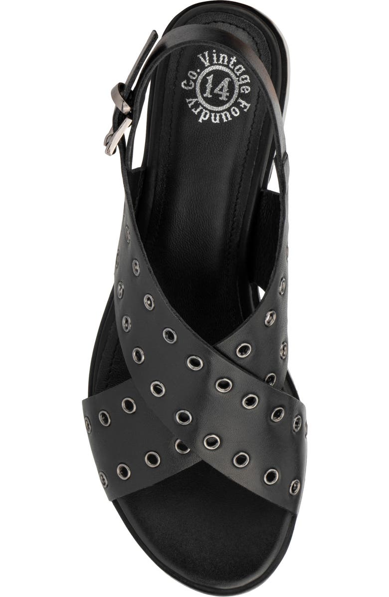 VINTAGE FOUNDRY Carmine Leather Grommet Sandal, Alternate, color,