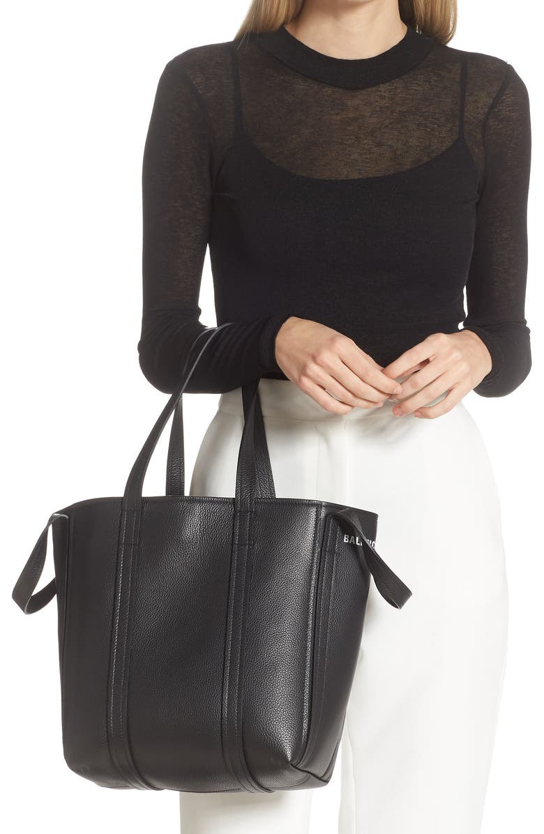 Balenciaga Everyday Leather Tote, Alternate, color,