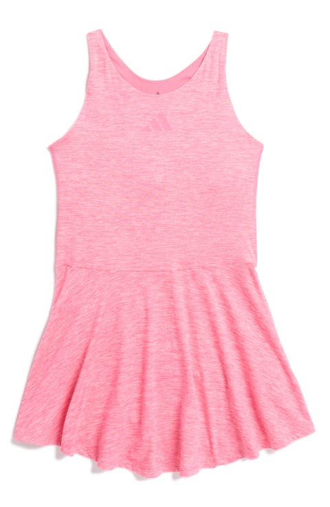 Kids' Mélange Flounced Tank Dress (Big Kid)