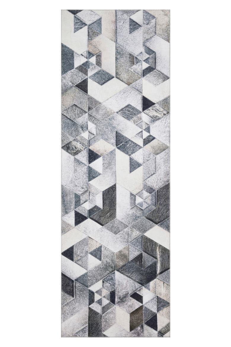Maddox Collection Rug - Grey/Ivory -  8' x 10', Alternate, color, GREY / IVORY