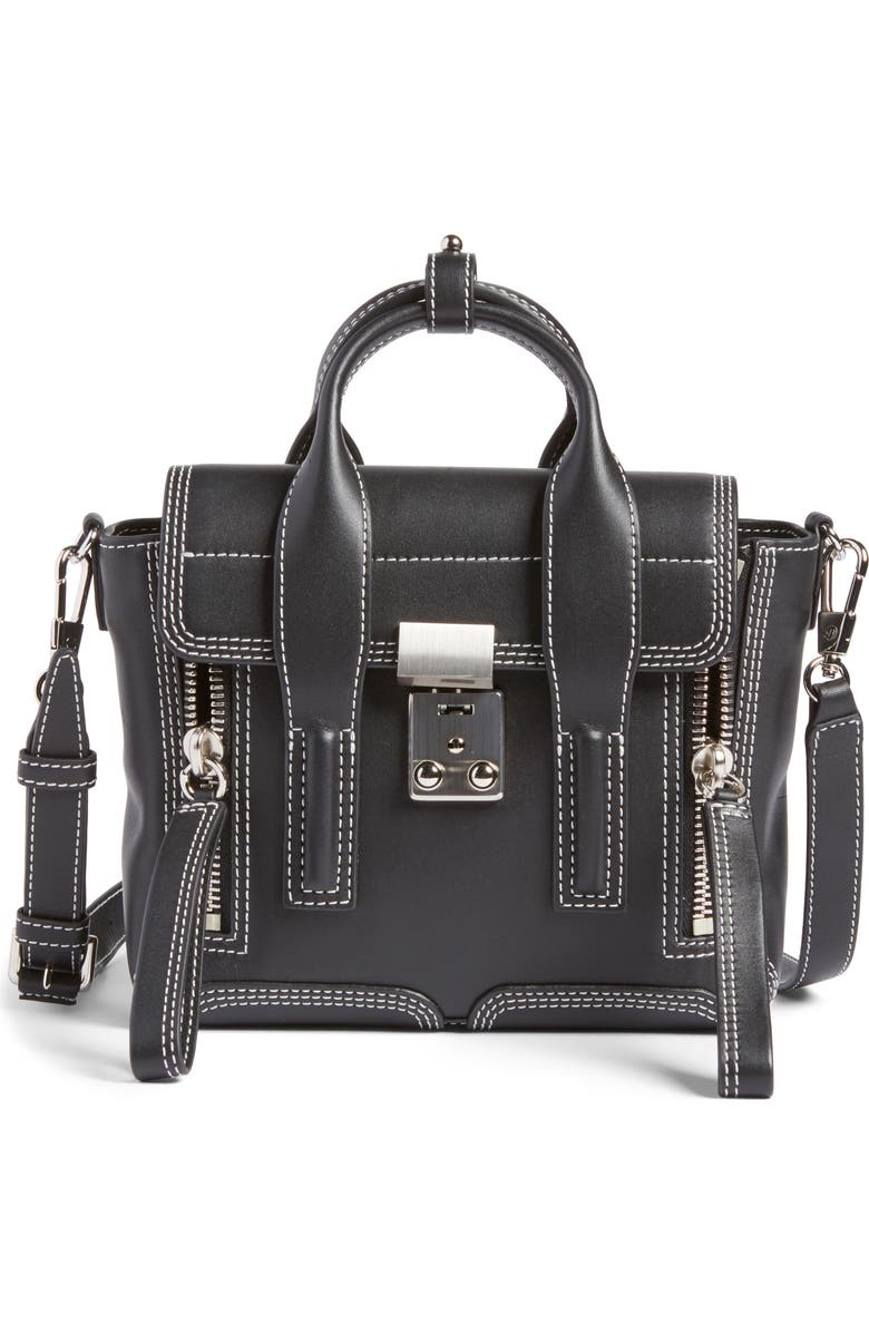 3.1 Phillip Lim Mini Pashli Leather Satchel, Main, color,