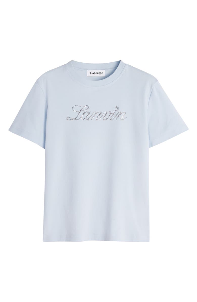 Lanvin Embroidered Sequin T-Shirt, Main, color, 