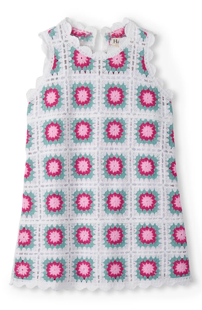 Hatley Kids' Radiance Cotton Blend Crochet Dress, Main, color,