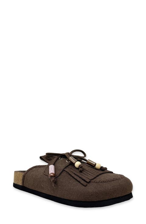 Tilly Faux Suede Clog