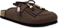 SHUSHOP Tilly Faux Suede Clog