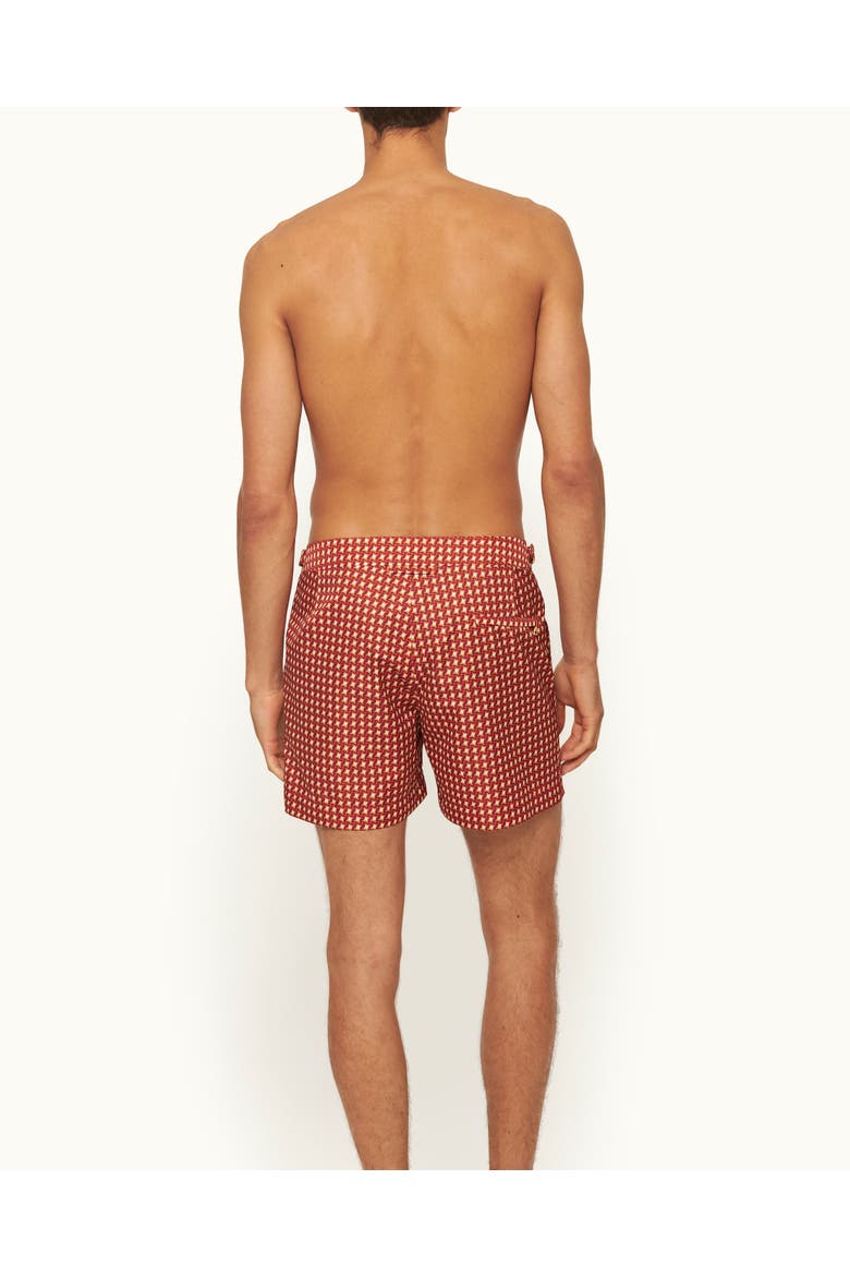 Setter Piscina Shorter-Length Tailored-Fit Swim Shorts, Alternate, color, Calypso Orange