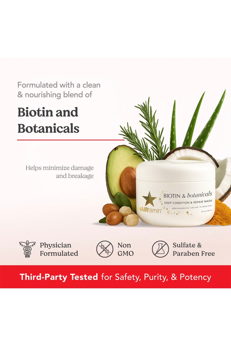 Biotin & Botanical Hair Mask, Alternate, color, None