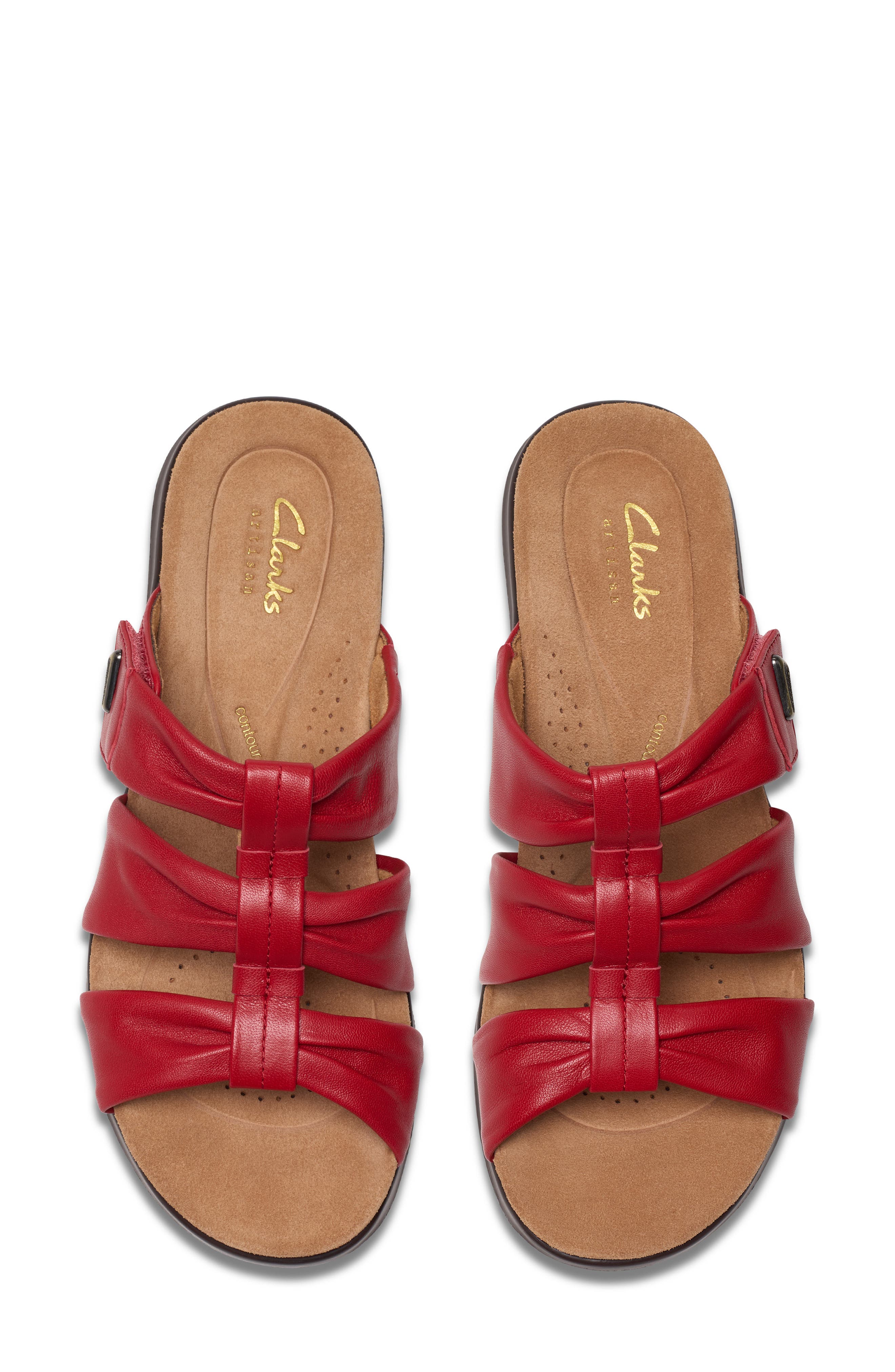 Kitly Slide Sandal, Alternate, color, CHERRY RED
