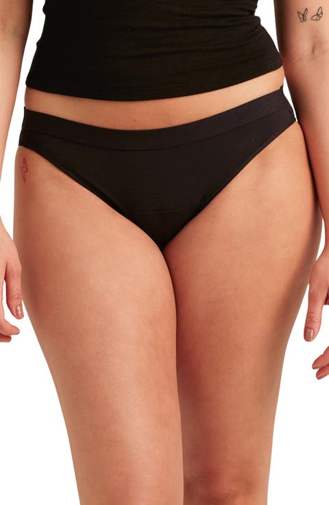 Leakproof Light Absorbency Stretch Cotton Bikini (Regular & Plus)