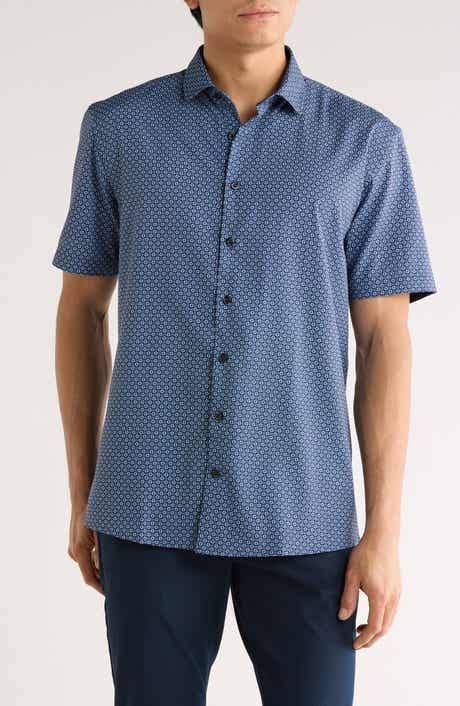 SOUL OF LONDON Short Sleeve Sport Shirt
