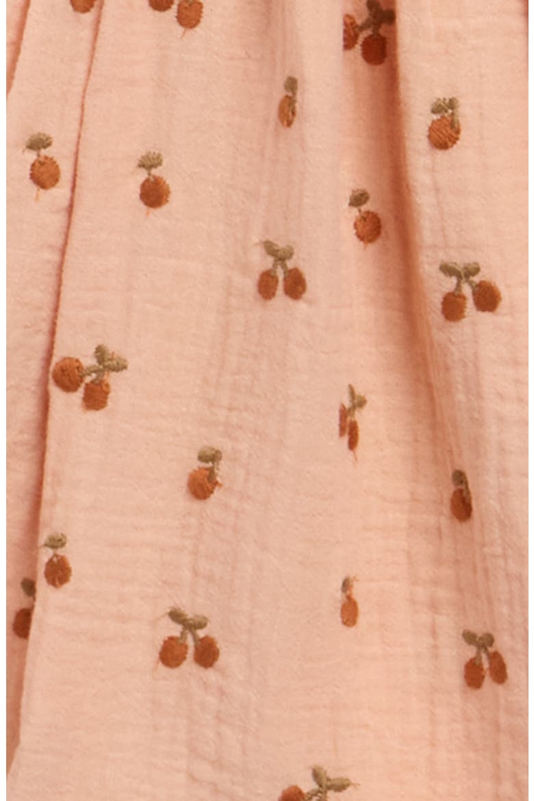Kinsley Embroidered Cotton Dress & Bloomers Set, Alternate, color, MELON
