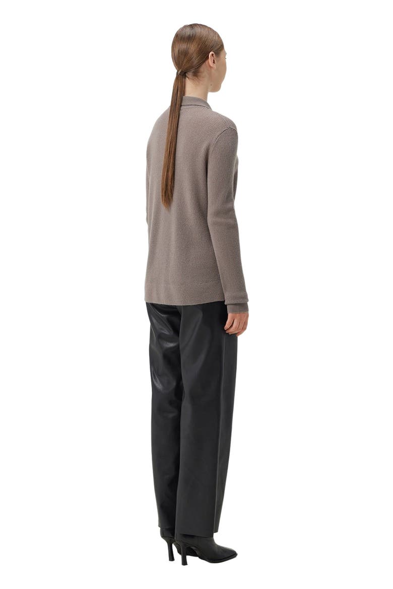 Women's Cashmere Polo, Alternate, color, stucco