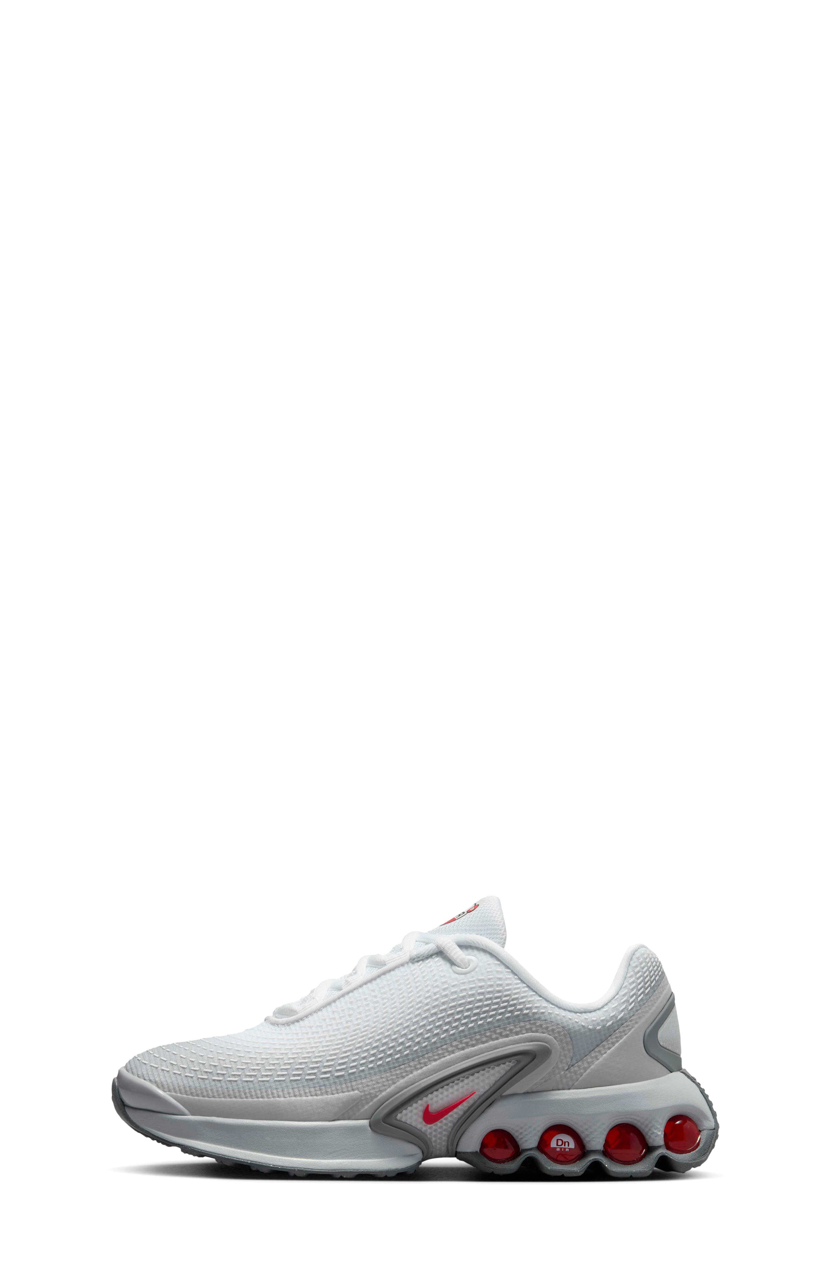 Nike Air Max Dn Sneaker, Alternate, color, Smoke Grey/ University Red