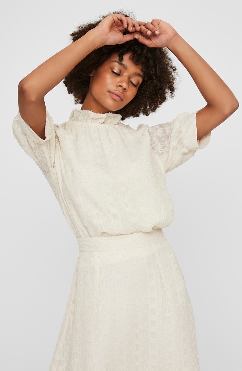 VERO MODA Lykke Frill Neck Top, Alternate, color, 