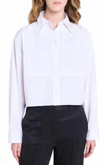 Soon To Be Ex Bib Cotton Button-Up Shirt