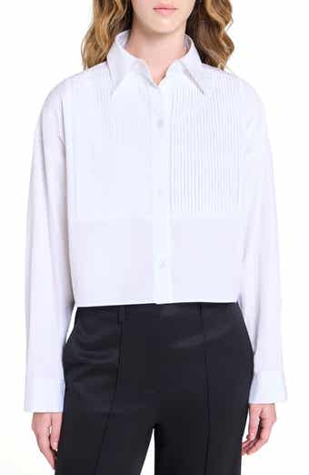 Soon To Be Ex Bib Cotton Button-Up Shirt