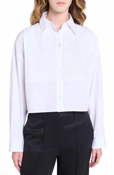 Soon To Be Ex Bib Cotton Button-Up Shirt