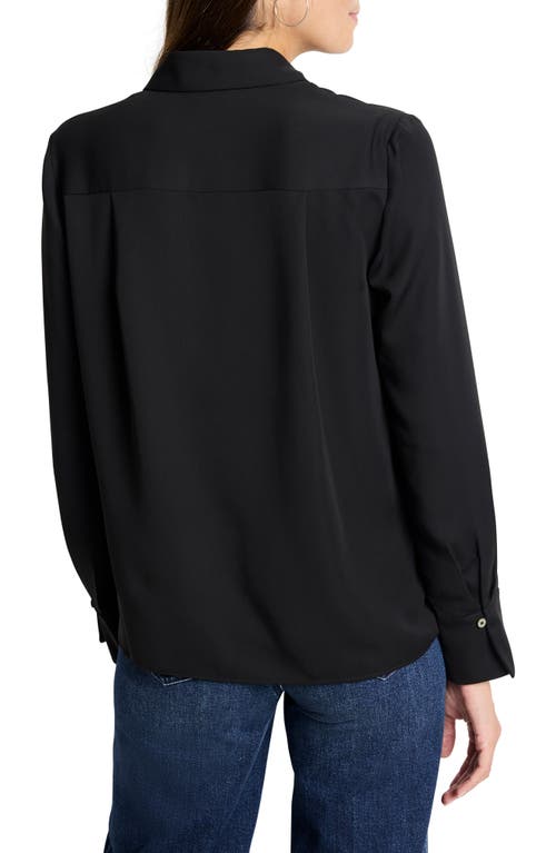 Nic + Zoe Nic+zoe Easy Pullover Shirt In Black Onyx