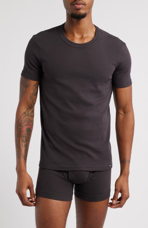 Cotton Jersey Crewneck T-Shirt