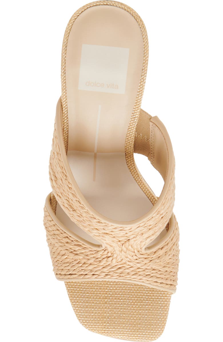 Dolce Vita Gitel Slide Sandal, Alternate, color, Light Natural Raffia