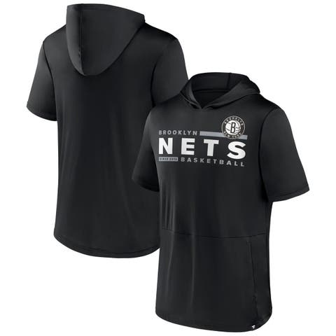 Men's Fanatics Branded Black Brooklyn Nets Possession Hoodie T-Shirt