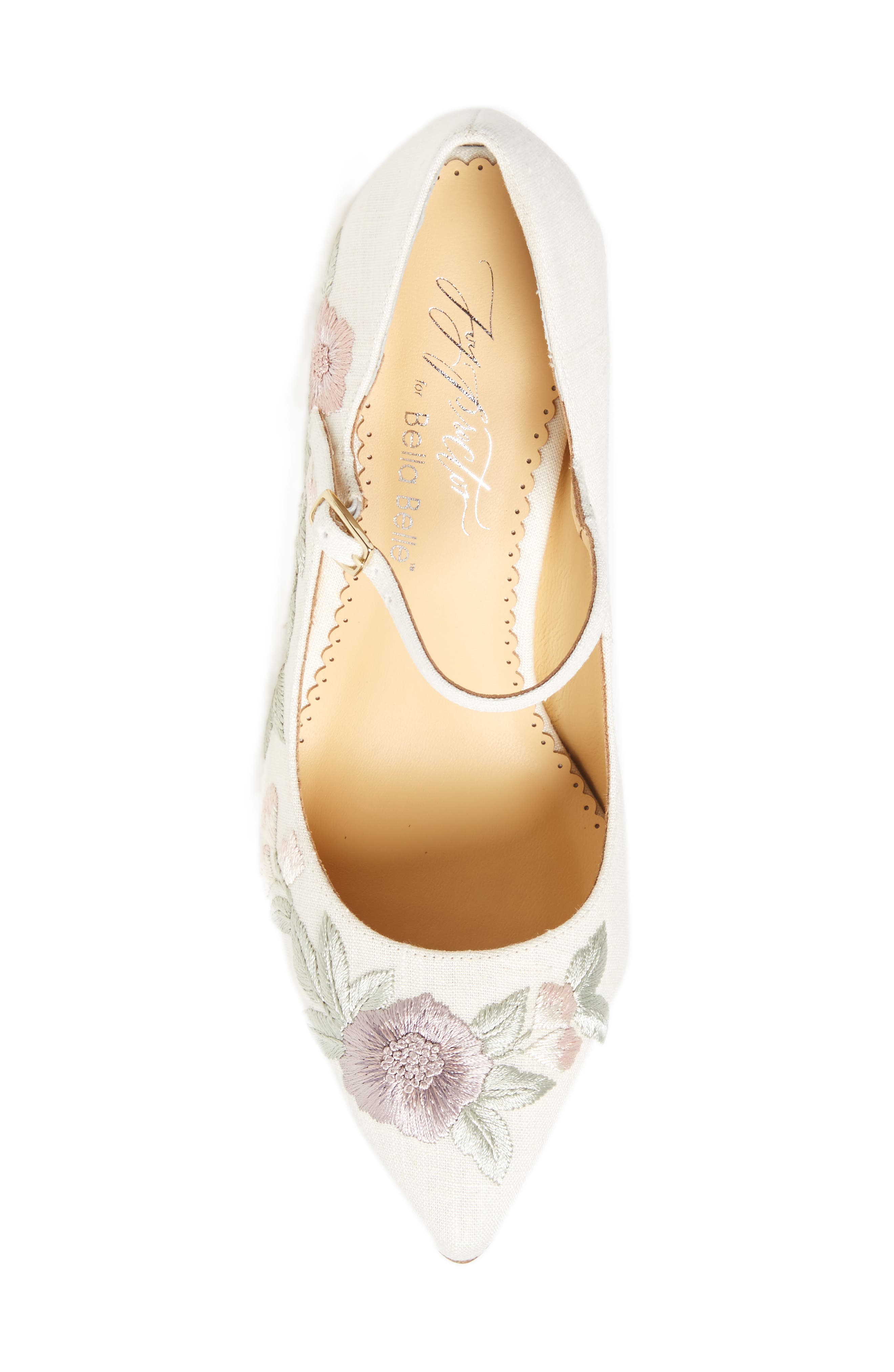 Bella Belle Adelaide Embroidered Pump, Alternate, color, 