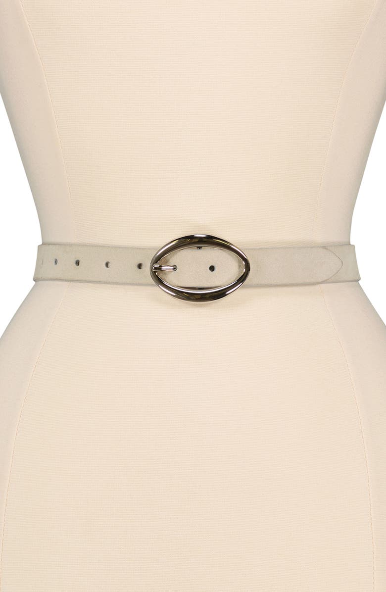 Vince Isla Suede Belt, Alternate, color, Dark Milk