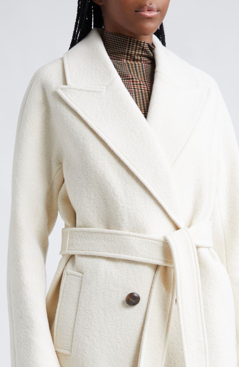 Veronica Beard Della Virgin Wool Dickey Coat, Alternate, color,