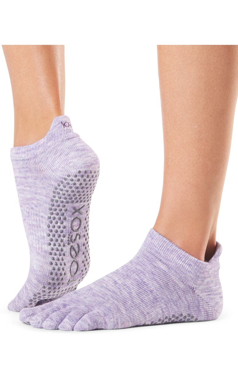 Tavi Noir ToeSox 2-Pack Low Rise Full Toe Gripper Socks, Alternate, color,