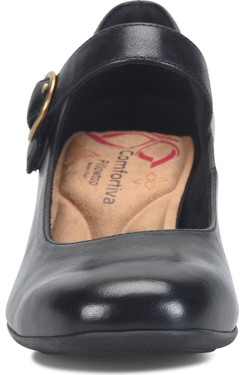 Comfortiva Paula Mary Jane Pump, Alternate, color, Black