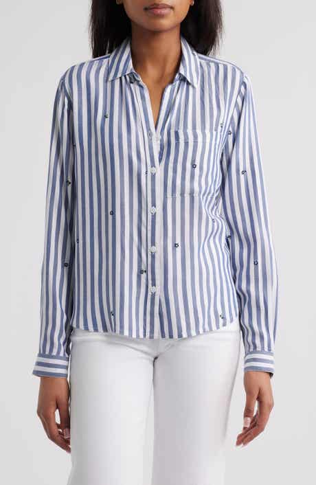 beachlunchlounge Caitlin Embroidered Shirt